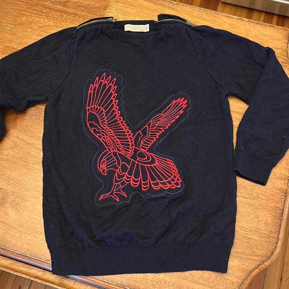 Sweater with eagle